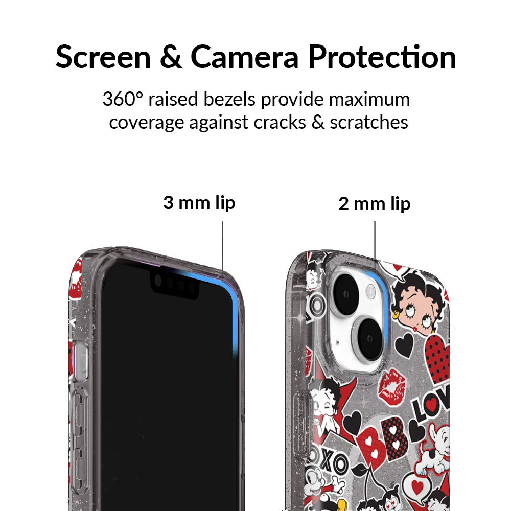 Betty Boop Sassy Glitter iPhone Case