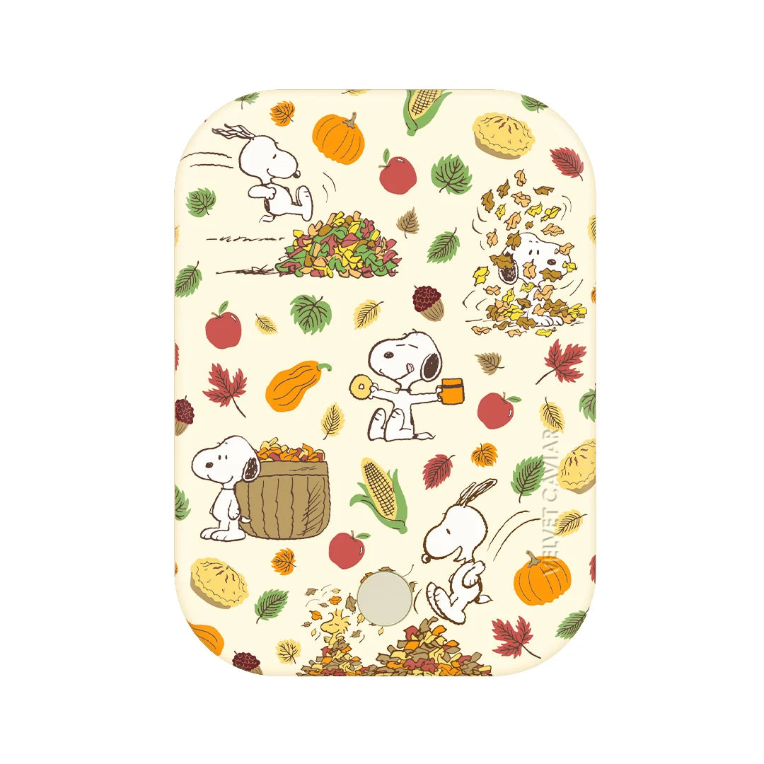 Snoopy Autumn Leaves Portable MagSafe Charger Power Pack
