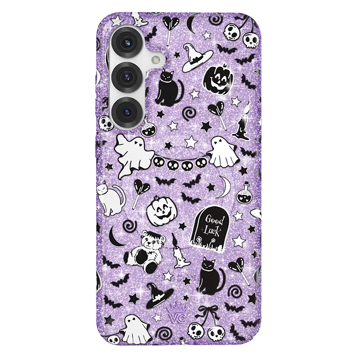 Witchy Lilac Glitter Samsung Case
